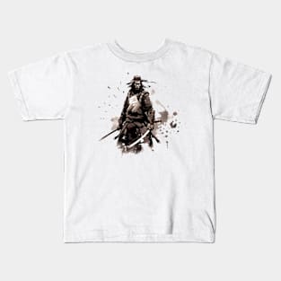 samurai ink warrior Kids T-Shirt